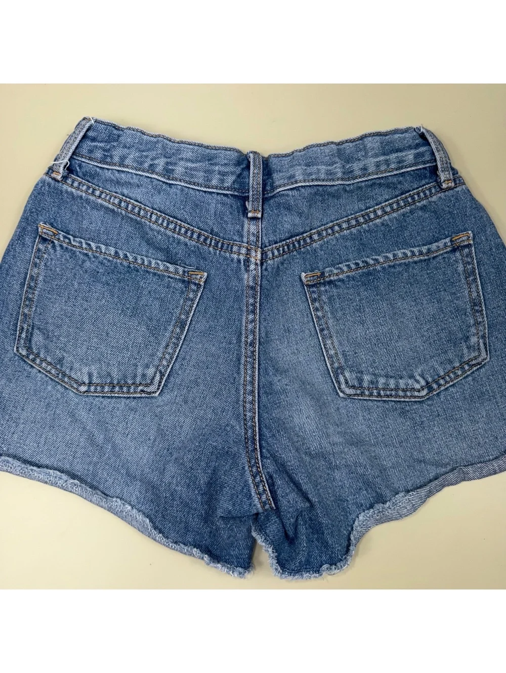 Old Navy Girls 14 High Rise Distressed Denim Shorts